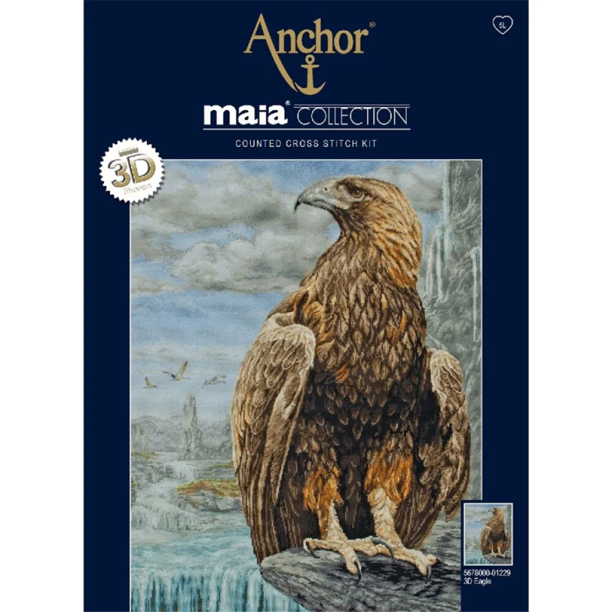 3D Орел - Anchor комплект за кръстат бод 5678000-01229