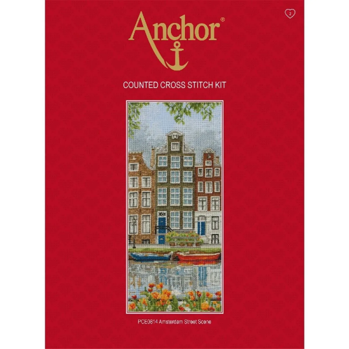 Амстердамска сцена - Anchor комплект за кръстат бод PCE0814