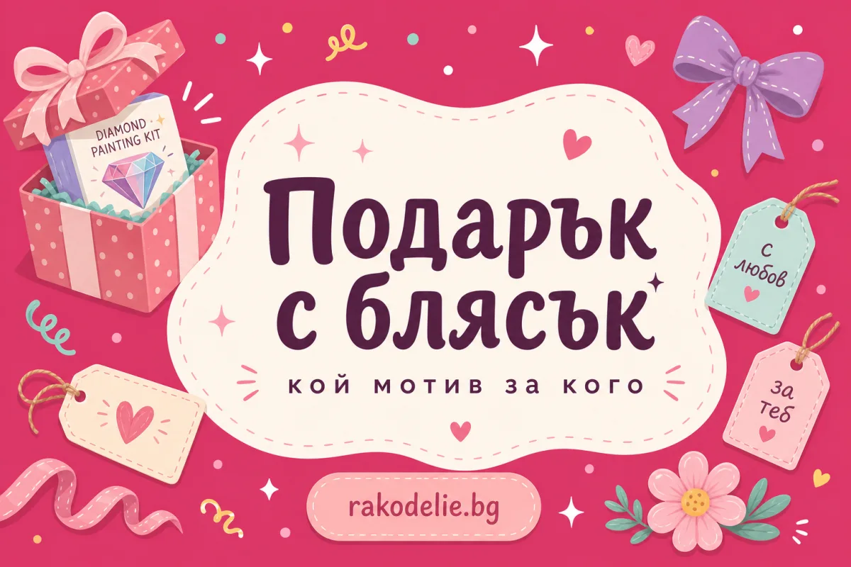 Диамантен гоблен като подарък: за кого е и кой мотив да изберете