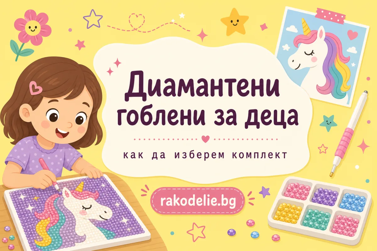 Диамантени гоблени за деца: как да изберем безопасен и забавен комплект