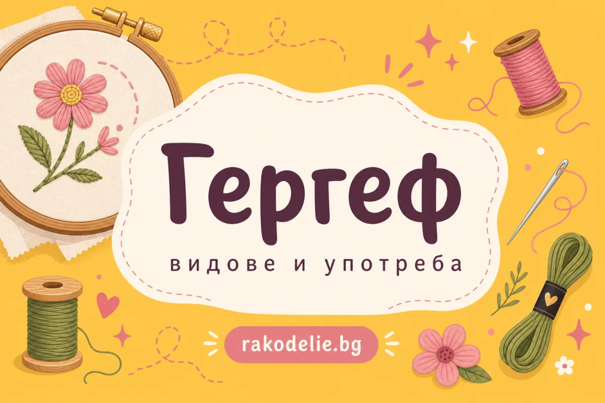 Гергеф: видове, размери и как да го използваме правилно
