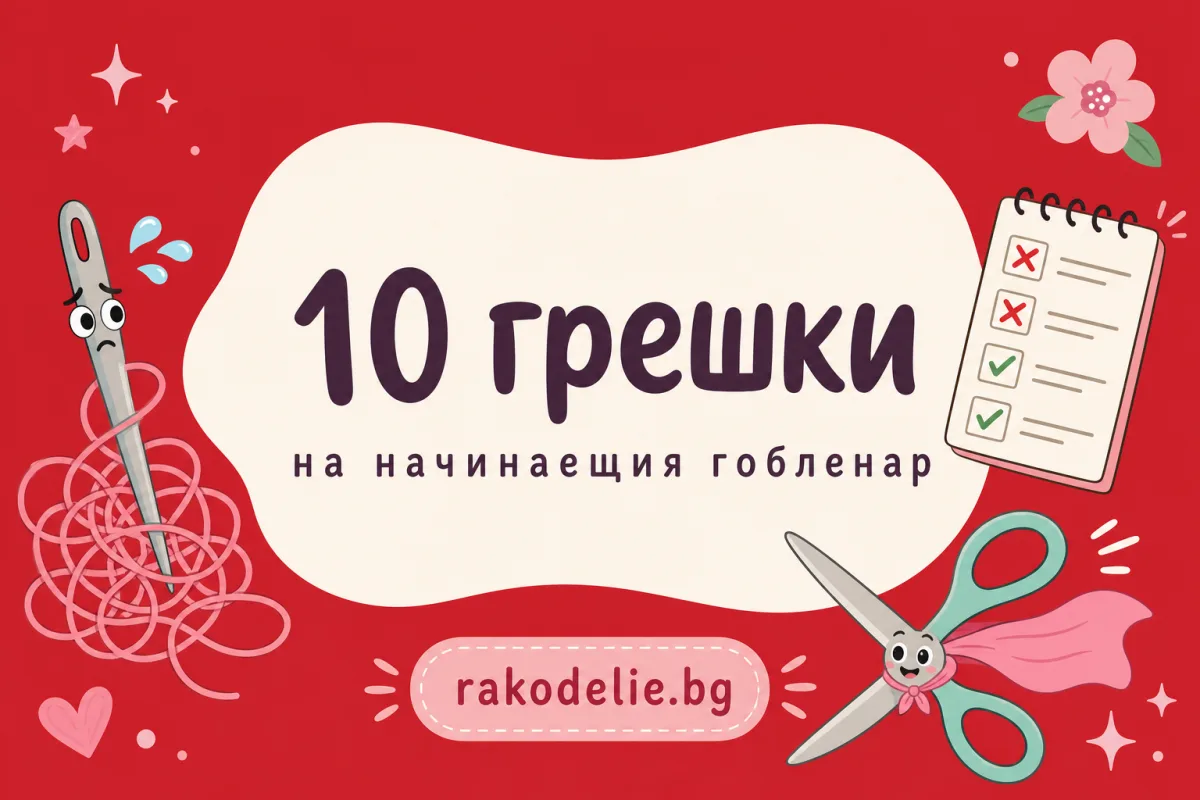 10-те грешки на начинаещия при шиене на гоблени (и как да ги избегнете)