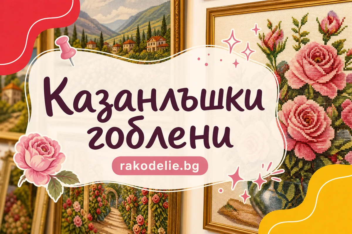 Казанлъшки гоблени: розовата долина в бод и конец