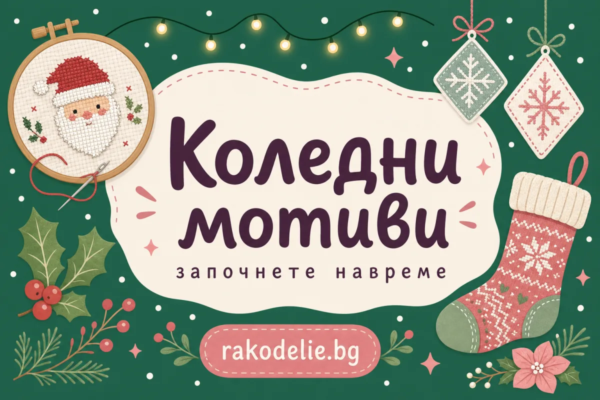 Коледни мотиви в ръкоделието: идеи, с които да започнете навреме