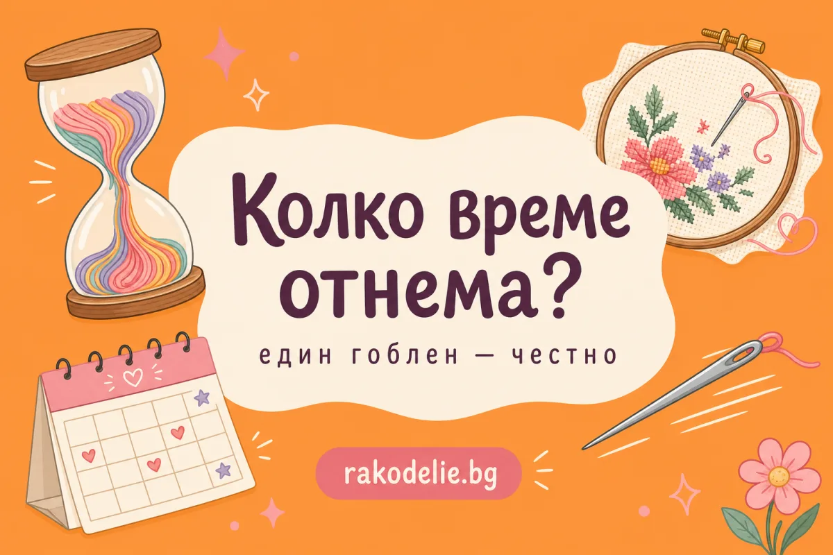 Колко време отнема един гоблен — и как да шиете по-бързо