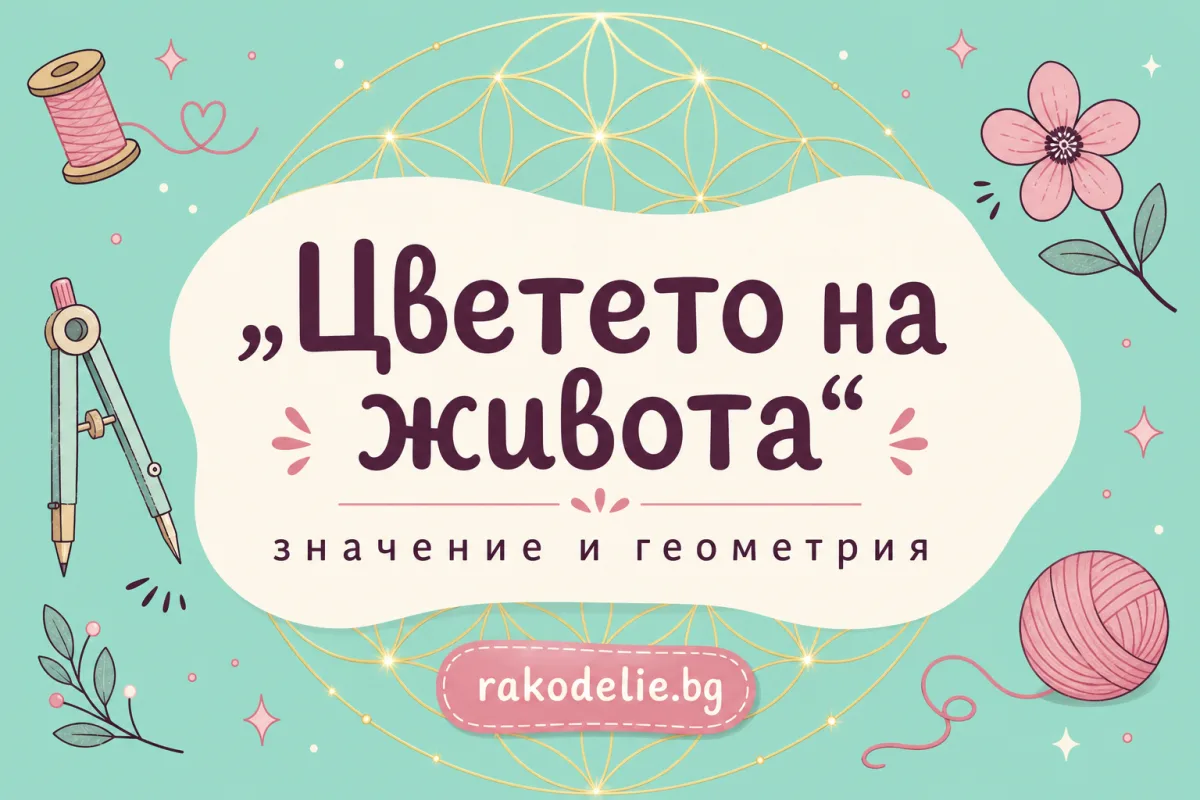 Цветето на живота: геометрията, която светът бродира