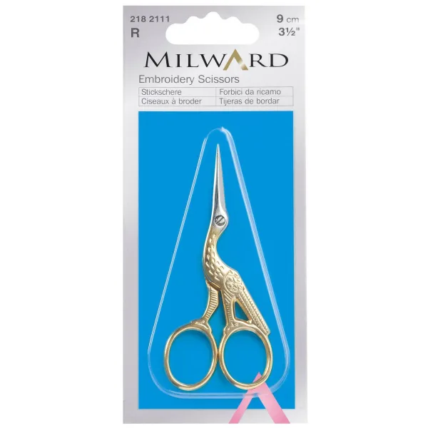 MILWARD 2182111 Ножичка за бродерия „Щъркел“ 9 см