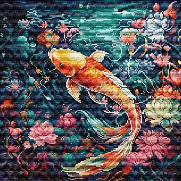 Морски живот - гоблен по схема BU5032