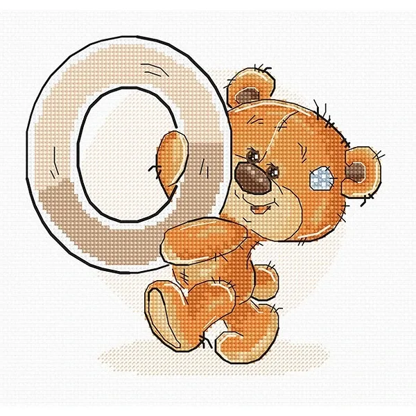 Буква "O" - гоблен със схема B1216