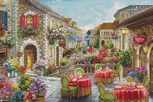 Fiori Caffes - гоблен по схема BU5080
