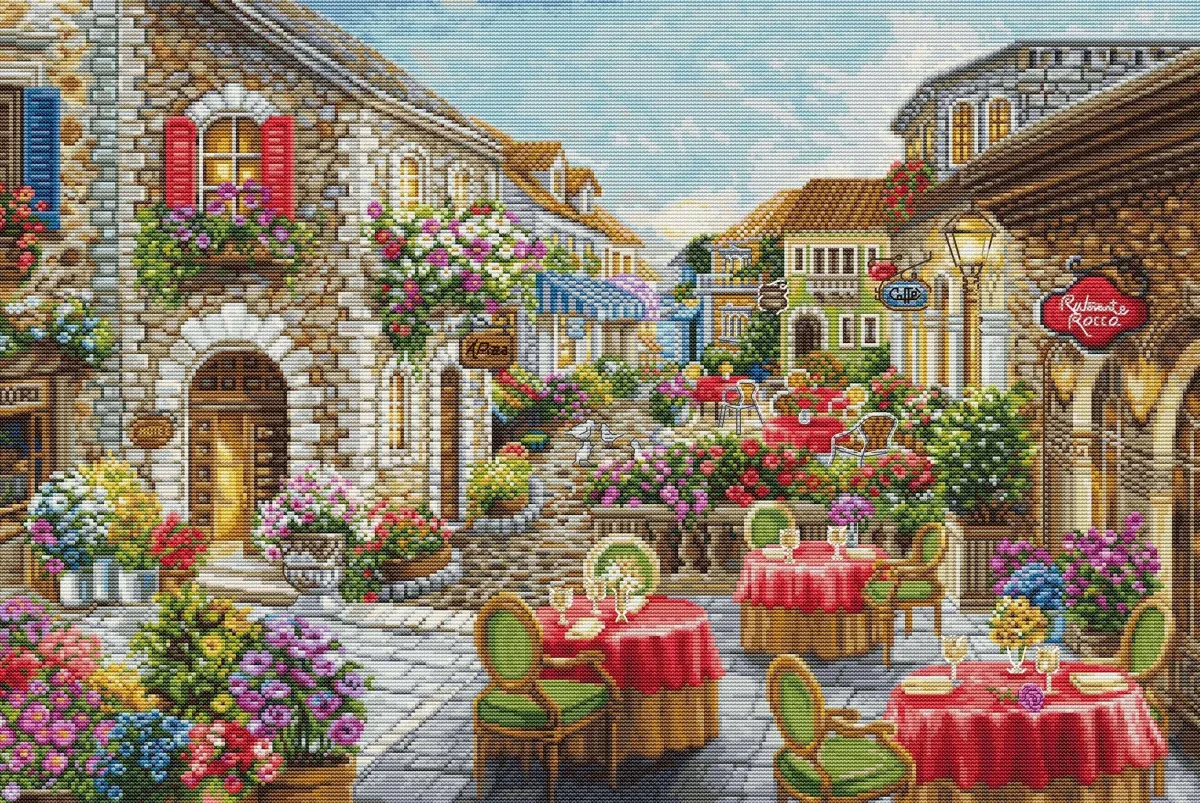 Fiori Caffes - гоблен по схема BU5080