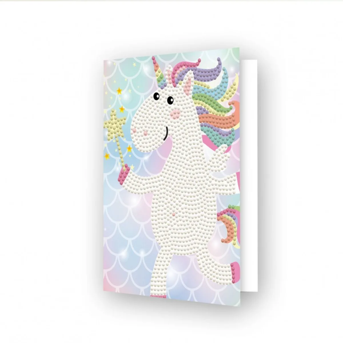 Пожелание от еднорог - диамантена картичка DDG.034