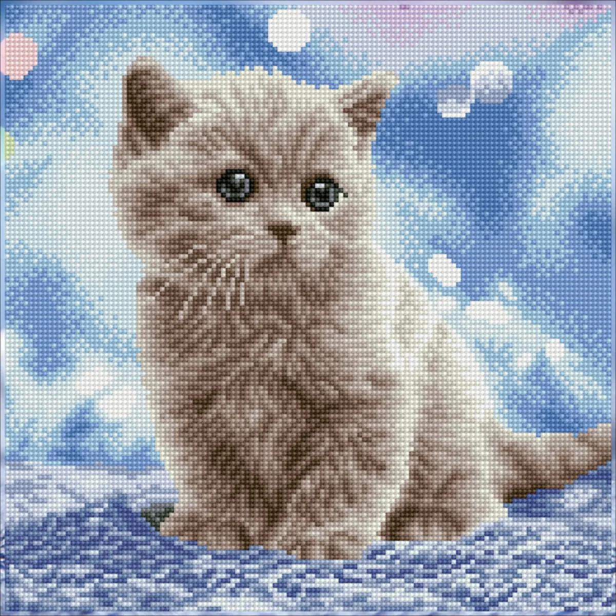 Малко коте - диамантен гоблен DQ8.020