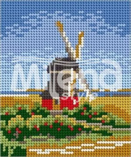 Вятърна мелница - гоблен със схема (5668)