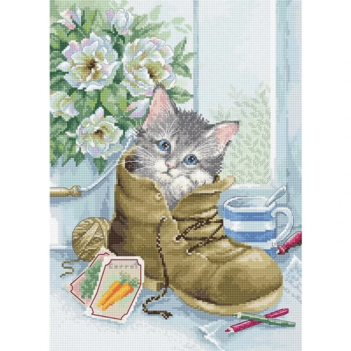 Сладко котенце - гоблен със схема B2391