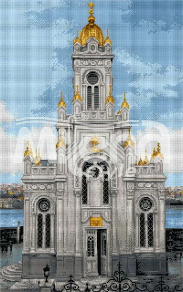 Желязната църква - гоблен със схема