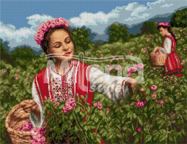Розобер - гоблен със схема