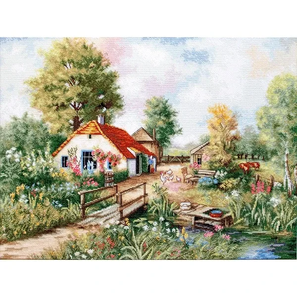 На село - гоблен със схема BU4011
