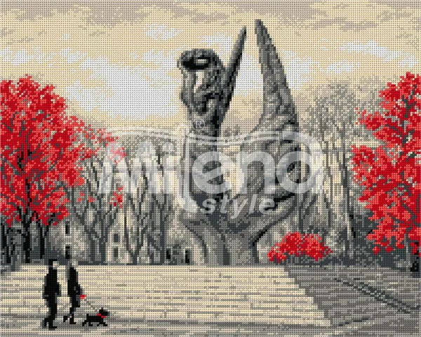 Пловдив - гоблен със схема