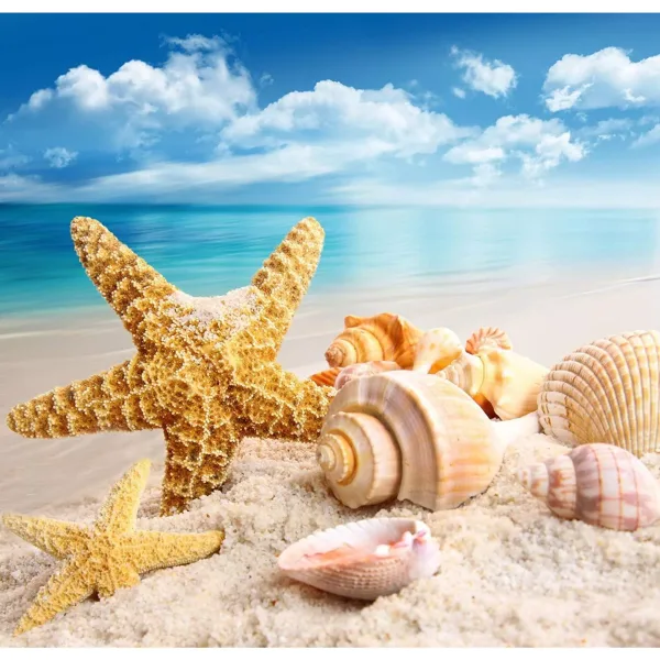 Морски бряг - диамантен гоблен