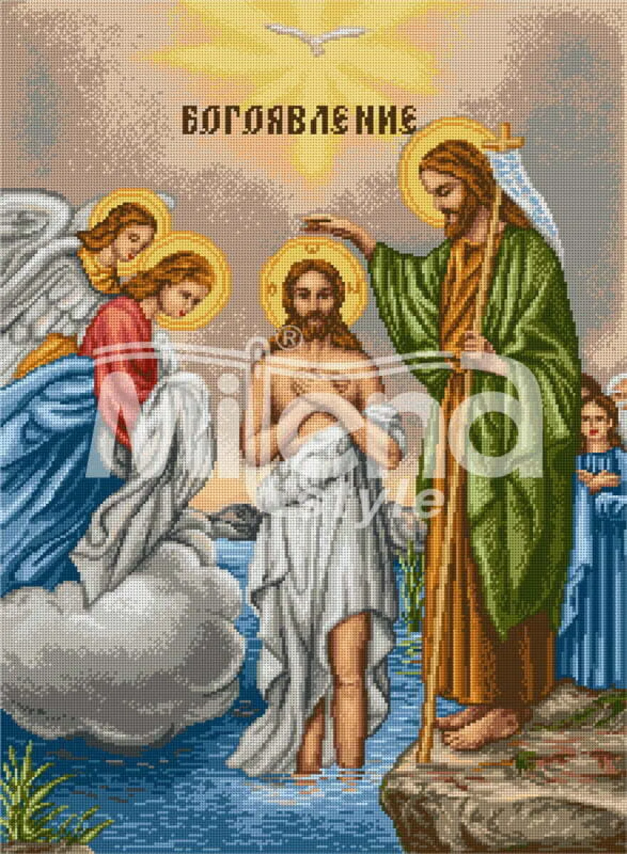 Богоявление - гоблен със схема