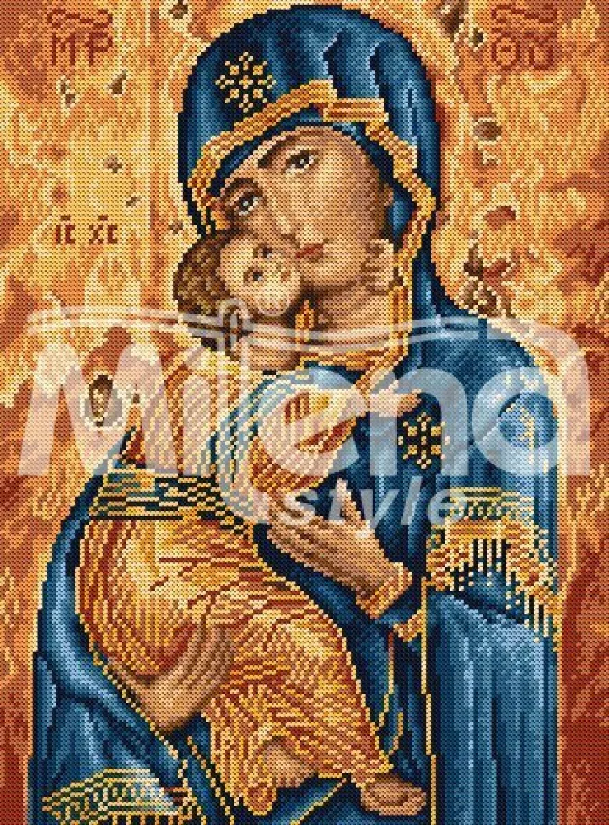 Владимирска икона - гоблен с щампа (304062)
