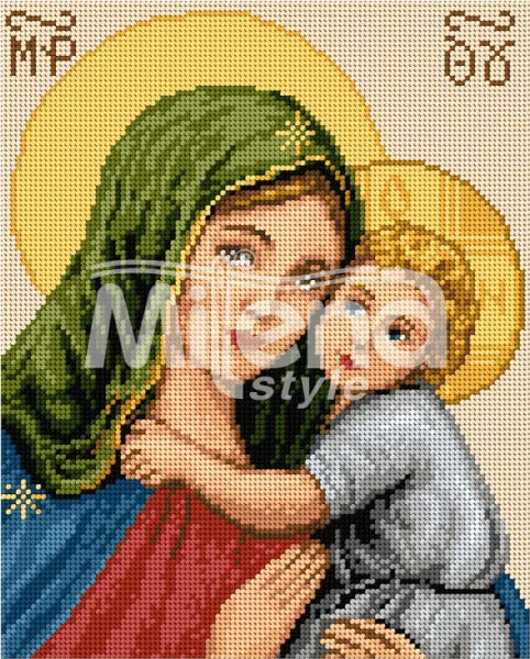 Мадона с младенец - гоблен с щампа (243029)