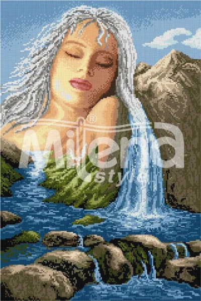 Водна фея  – Печатана Aida 14 ct (AD003)