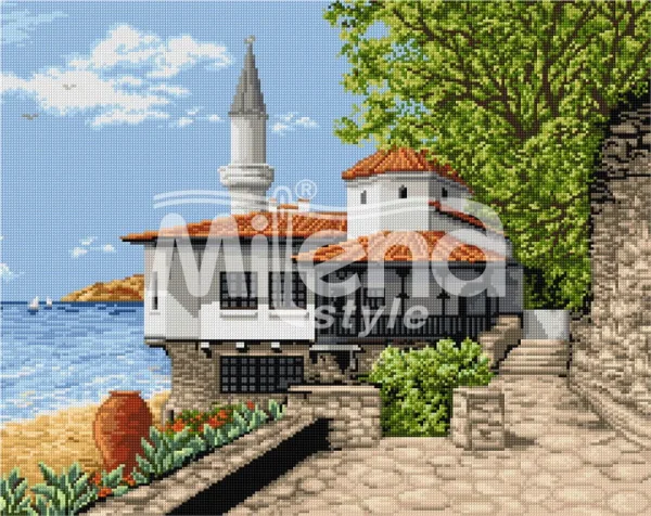 Дворецът в Балчик  – Печатана Aida 14 ct (AE005)