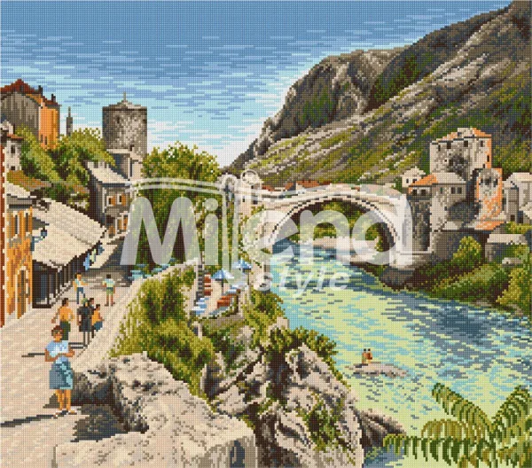 Мостар  – Печатана Aida 14 ct (AF002)