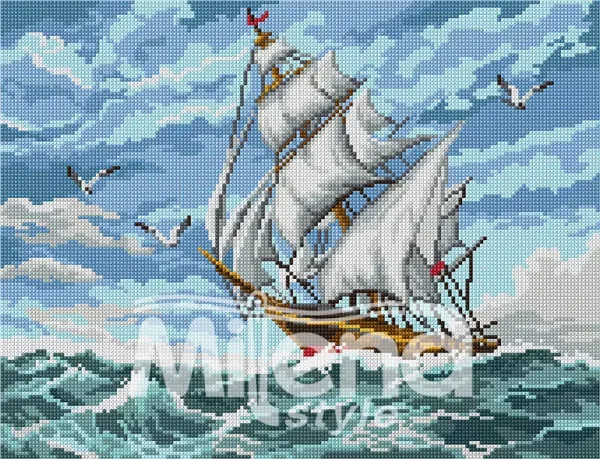 Попътен вятър – Печатана Aida 14 ct (AD043)