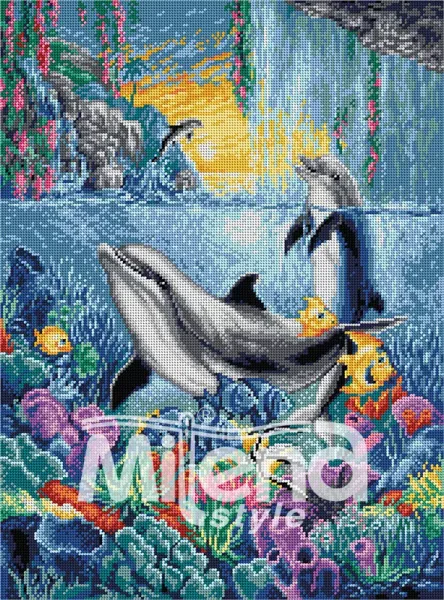 Гоблен с щампа Делфини (533928)