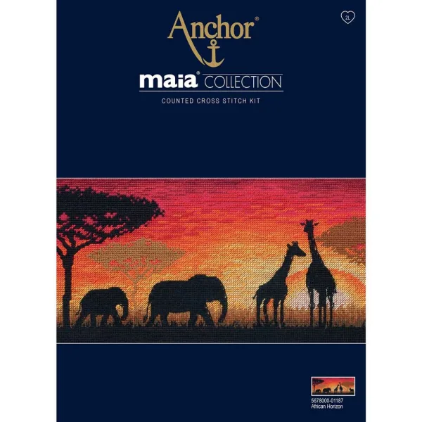 Африкански хоризонт - Anchor комплект за кръстат бод 5678000-01187