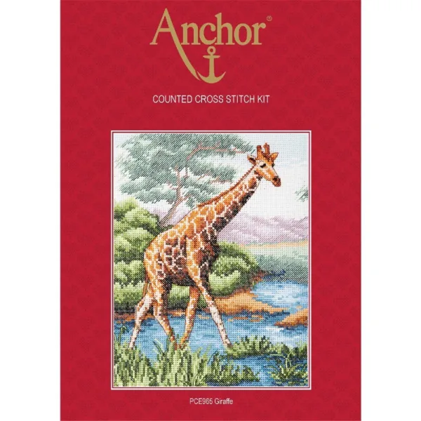 Жираф - Anchor комплект за кръстат бод 5678000-05042