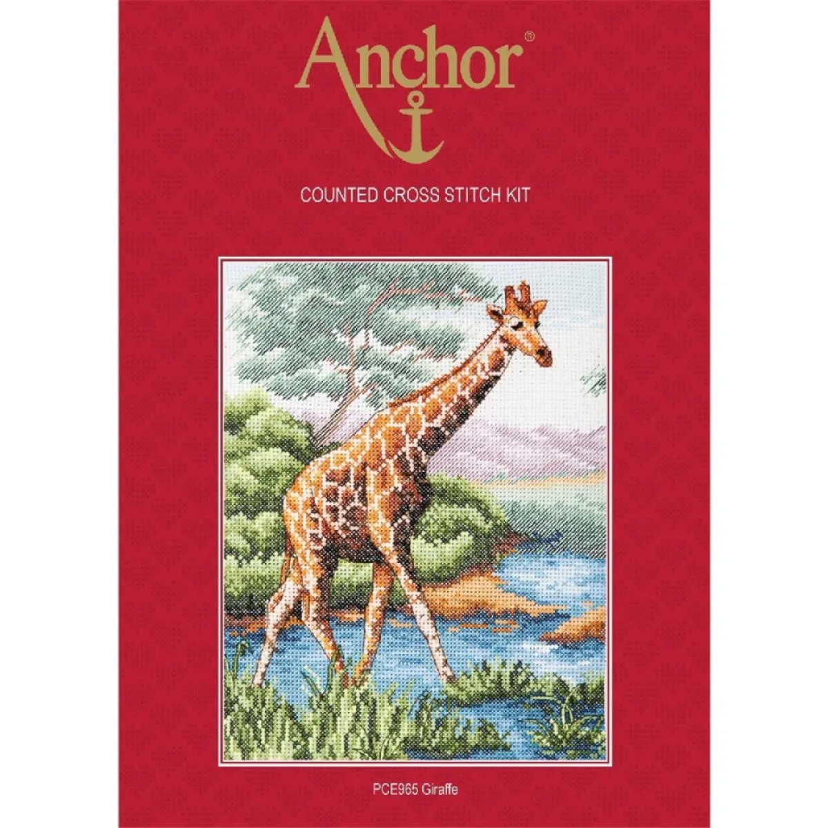 Жираф - Anchor комплект за кръстат бод 5678000-05042