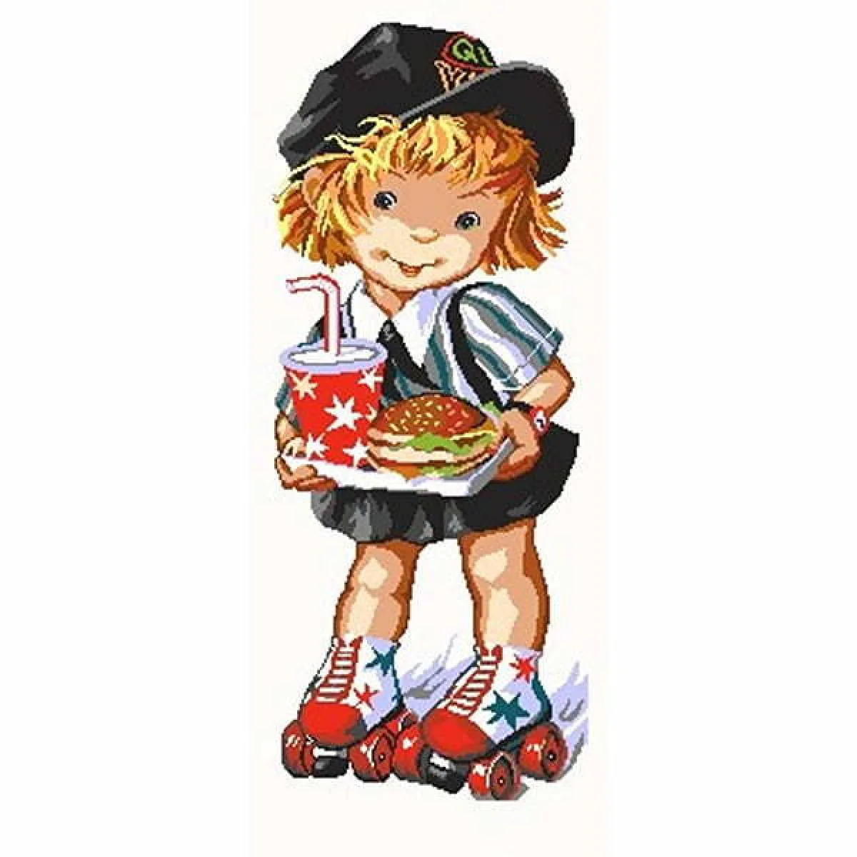 Гоблен Дете с ролери